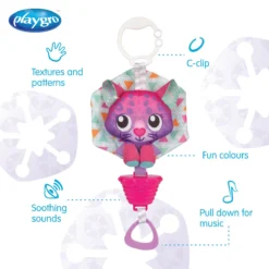 Playgro Musical Polar Pals Cat Muziekdoosje P0188321 -Winkel Voor Babyreisartikelen 0188321 polar pals musical pullstring arctic cat feature image