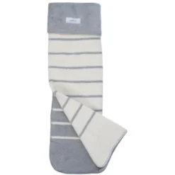 Zaffiro Grijs & Ecru Gestreept 100 X 150 Cm Ledikantdeken 15366 2 Zaffiro Grijs & Ecru Gestreept 100 X 150 Cm Ledikantdeken 15366 -Winkel Voor Babyreisartikelen 23481 grijsecrustrepenlengte