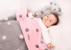 Zaffiro Ecru & Roze Gestipt 75 X 100 Cm Wiegdeken 14994 -Winkel Voor Babyreisartikelen 23513 23512 groch rozszary145926077856fa8d6a2cf7e 4