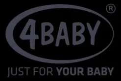 4Baby Space-Fix 2022 Grey 360º 0-36 Kg Autostoel -Winkel Voor Babyreisartikelen 4baby logo 2