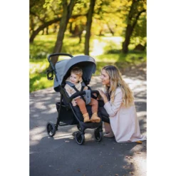 4Baby Rapid XXIII Grey Melange Wandelwagen -Winkel Voor Babyreisartikelen 4baby rapid xxiii wandelwagen sfeer 2