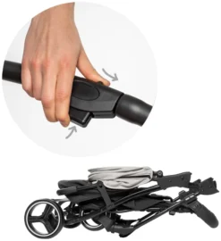 Babygo Basket Grey Melange Wandelwagen Incl. Autostoel 64012 7 Babygo Basket Grey Melange Wandelwagen Incl. Autostoel 64012 -Winkel Voor Babyreisartikelen Babygo Basket Grey Melange Wandelwagen 6402 4 1