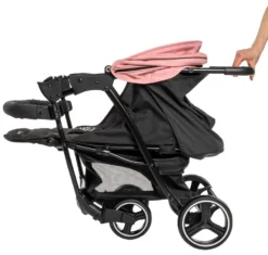Babygo Basket Pink Melange Wandelwagen 6403 3 Babygo Basket Pink Melange Wandelwagen 6403 -Winkel Voor Babyreisartikelen Babygo Basket Pink Melange Wandelwagen 6403 3