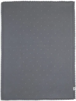 Jollein Pointelle Storm Grey 100 X 150 Cm Ledikantdeken 516-522-66064 -Winkel Voor Babyreisartikelen Deken Ledikant 100x150cm Pointelle Storm Grey 3