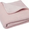 Jollein Basic Knit Pale Pink / Fleece 75 X 100 Cm Wiegdeken 517-511-65310