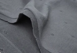 Jollein Pointelle Storm Grey 75 X 100 Cm Wiegdeken 516-511-66064 -Winkel Voor Babyreisartikelen Jollein Pointelle Storm Grey 75 x 100 cm Wiegdeken 516 511 66064 6