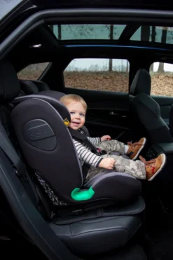 Ding York Grey Leather I-Size Autostoel 9-36 Kg K63 -Winkel Voor Babyreisartikelen ML Ding York 01 3 1