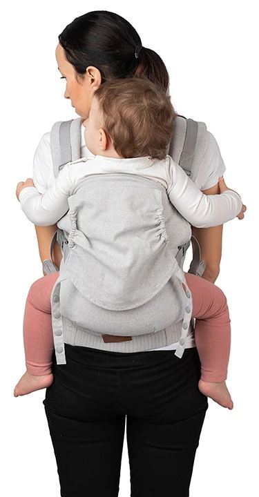 Momi Collet Grey Ergonomische Draagzak NOSI00003 Momi Collet Grey Ergonomische Draagzak NOSI00003 -Winkel Voor Babyreisartikelen Momi Collet Grey Ergonomische Draagzak NOSI00003 4