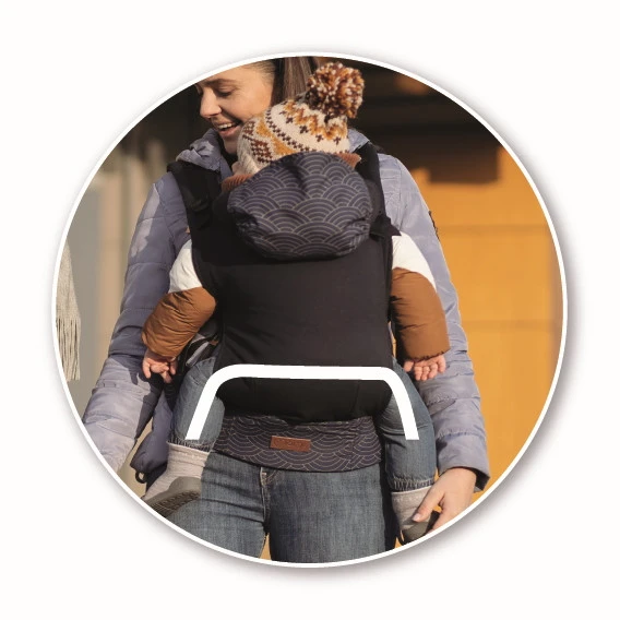 Momi Collet Navy Blue Ergonomische Draagzak NOSI00002 Momi Collet Navy Blue Ergonomische Draagzak NOSI00002 -Winkel Voor Babyreisartikelen Momi Collet Navy Blue Ergonomische Draagzak NOSI00002 5