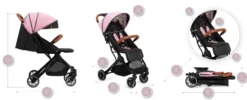 Momi Estelle Pink Wandelwagen WOSP00004 -Winkel Voor Babyreisartikelen Momi Estelle Pink Wandelwagen WOSP00004 9