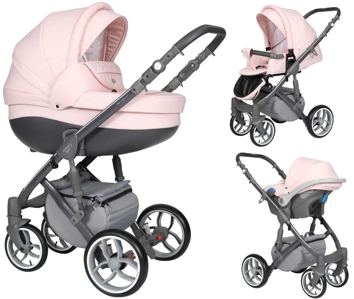 Baby Merc Faster 3 Pink Kinderwagen incl. Autostoel FIII 91 Baby Merc Faster 3 Pink Kinderwagen Incl. Autostoel FIII 91 -Winkel Voor Babyreisartikelen baby merc faster 3 91 01