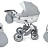 Baby Merc Faster 3 Eco Leather Grey Kinderwagen Incl. Autostoel F10