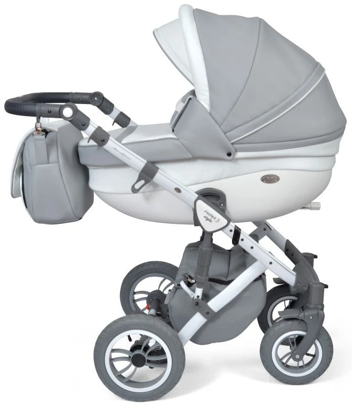 Baby Merc Faster 3 Eco Leather Grey Kinderwagen incl. Autostoel F10 Baby Merc Faster 3 Eco Leather Grey Kinderwagen Incl. Autostoel F10 -Winkel Voor Babyreisartikelen baby merc faster 3 grey kinderwagen incl. autostoel 9