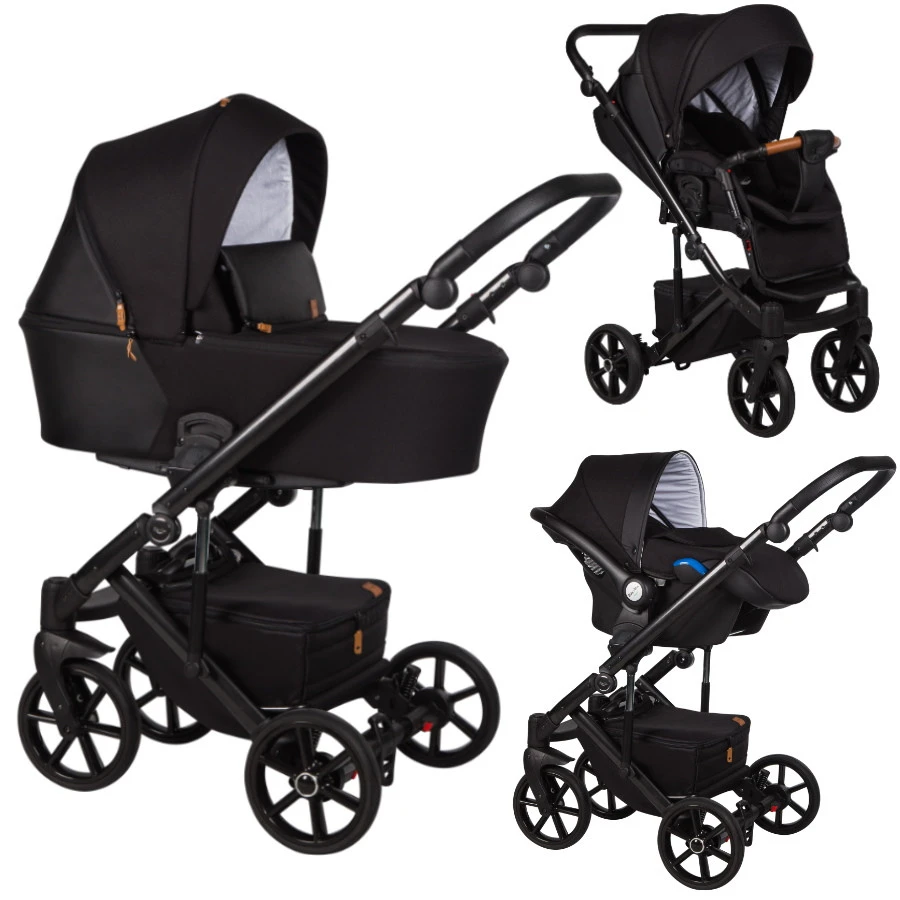 Baby Merc Mosca Black 3-in-1 Kinderwagen incl. Autostoel MO/ML204/B Baby Merc Mosca Black 3-in-1 Kinderwagen Incl. Autostoel MO/ML204/B -Winkel Voor Babyreisartikelen baby merc mosca black 3 in 1 kinderwagen incl. autostoel 1