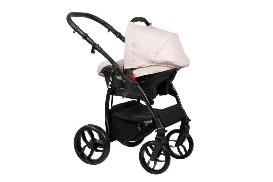 Baby Merc Q9 Black/Beige Kinderwagen incl. Autostoel Q9/197B Baby Merc Q9 Black/Beige Kinderwagen Incl. Autostoel Q9/197B -Winkel Voor Babyreisartikelen