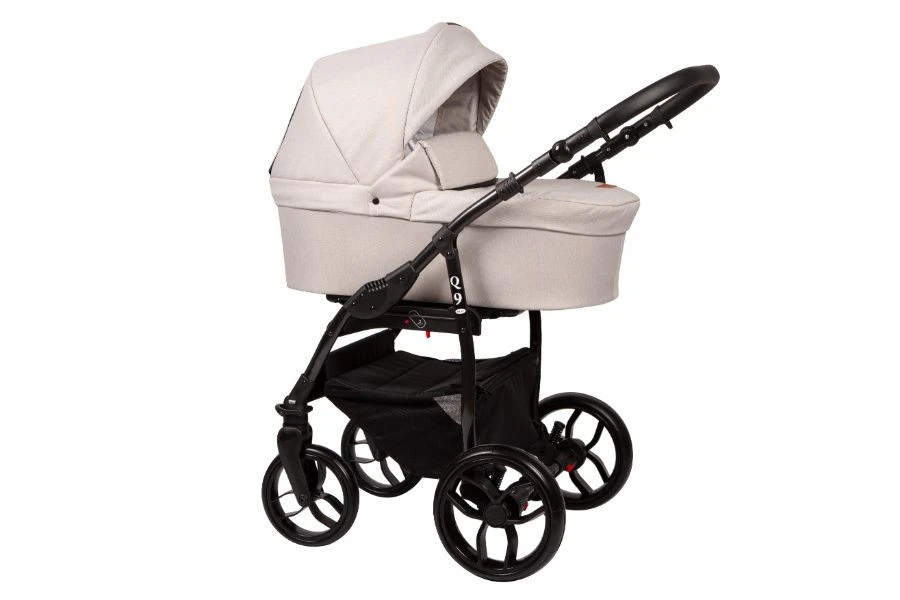 Baby Merc Q9 Black/Beige Kinderwagen incl. Autostoel Q9/197B Baby Merc Q9 Black/Beige Kinderwagen Incl. Autostoel Q9/197B -Winkel Voor Babyreisartikelen