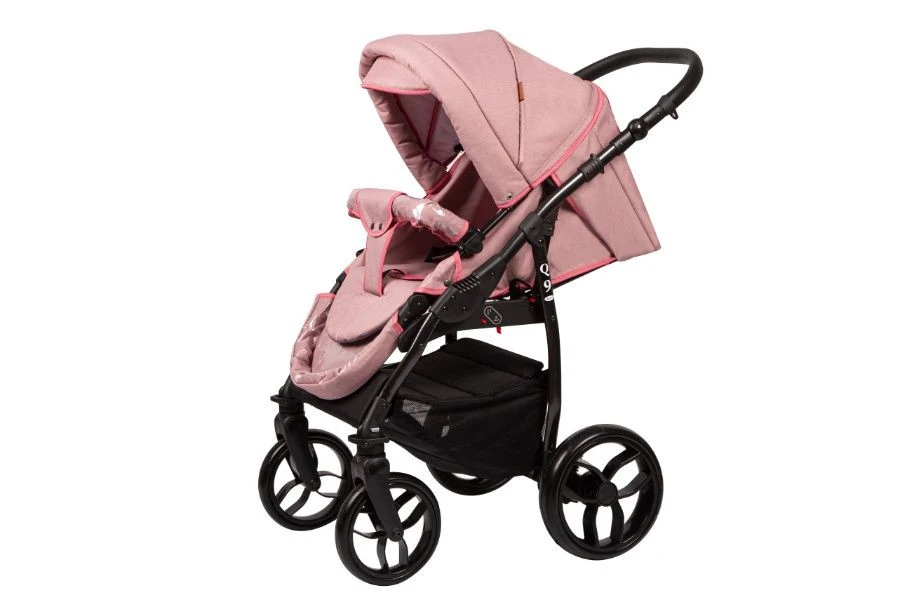 Baby Merc Q9 Black/Pink Kinderwagen Incl. Autostoel Q9/199B -Winkel Voor Babyreisartikelen