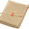 Baby Ono Bamboo Beige 75 X 100 Cm Gebreid Wiegdeken Met Kwastjes 546/02