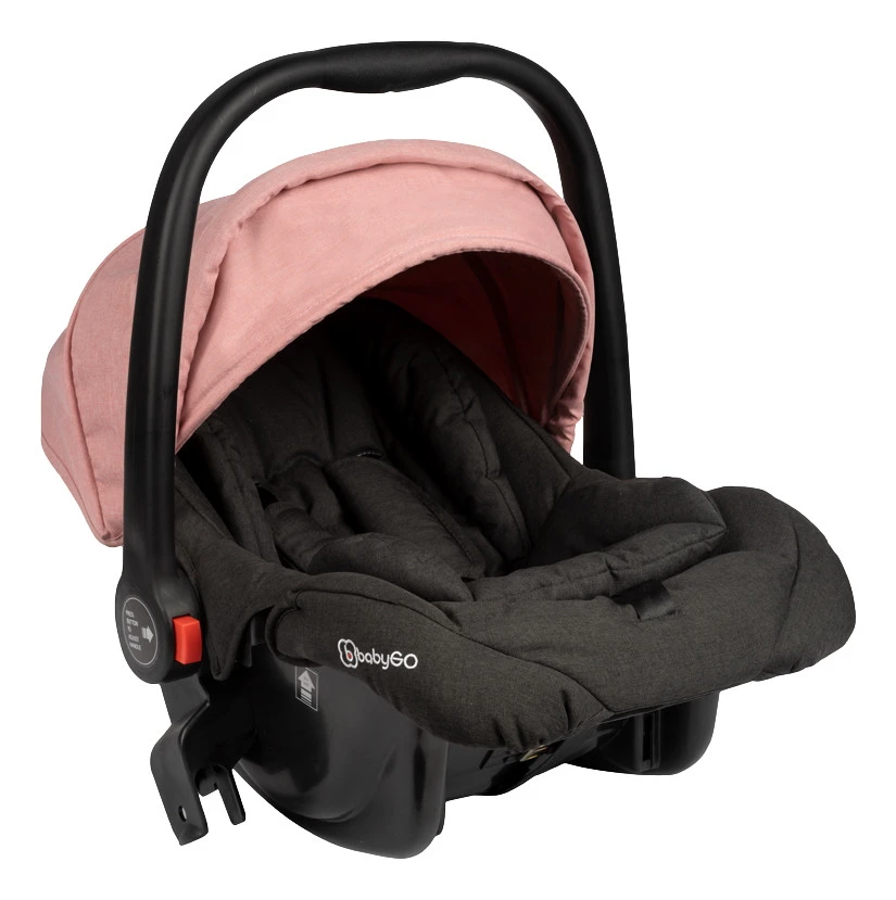 Babygo Basket Pink Melange Wandelwagen Incl. Autostoel 64013 Babygo Basket Pink Melange Wandelwagen Incl. Autostoel 64013 -Winkel Voor Babyreisartikelen babygo basket pink melange wandelwagen incl. autostoel 64013 3
