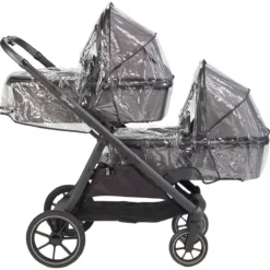 Babygo Duo Mega Grey Tandem Kinderwagen Incl. 2 Autostoelen 78001 -Winkel Voor Babyreisartikelen babygo duo grey tandem kinderwagen 7801 15