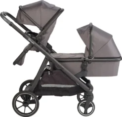 Babygo Duo Ultra Grey Tandem Kinderwagen Incl. 2 Autostoelen En 2 Ultrabase 780001 -Winkel Voor Babyreisartikelen babygo duo grey tandem kinderwagen 7801 3 2