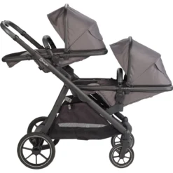 Babygo Duo Mega Grey Tandem Kinderwagen Incl. 2 Autostoelen 78001 -Winkel Voor Babyreisartikelen babygo duo grey tandem kinderwagen 7801 5