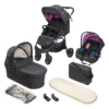 Babygo Style Rosa 3-in-1 Kinderwagen Incl. Autostoel 6324