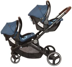 Babygo Twinner Blue Tandem Duowagen Incl. 2 Autostoelen -Winkel Voor Babyreisartikelen babygo twinner blue tandem duowagen 7502 2 1