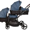 Babygo Twinner Blue Tandem Duowagen Incl. 2 Autostoelen