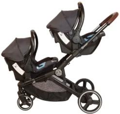 Babygo Twinner Grey Tandem Duowagen Incl. 2 Autostoelen 2 Babygo Twinner Grey Tandem Duowagen Incl. 2 Autostoelen -Winkel Voor Babyreisartikelen babygo twinner grey tandem duowagen 7501 2 1