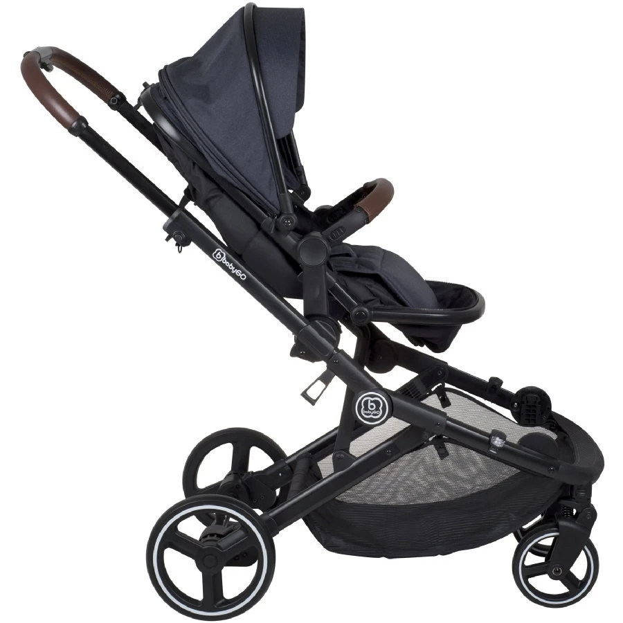 Babygo Twinner Grey Tandem Duowagen incl. 2 Autostoelen Babygo Twinner Grey Tandem Duowagen Incl. 2 Autostoelen -Winkel Voor Babyreisartikelen babygo twinner tandem duowagen 12 2 1