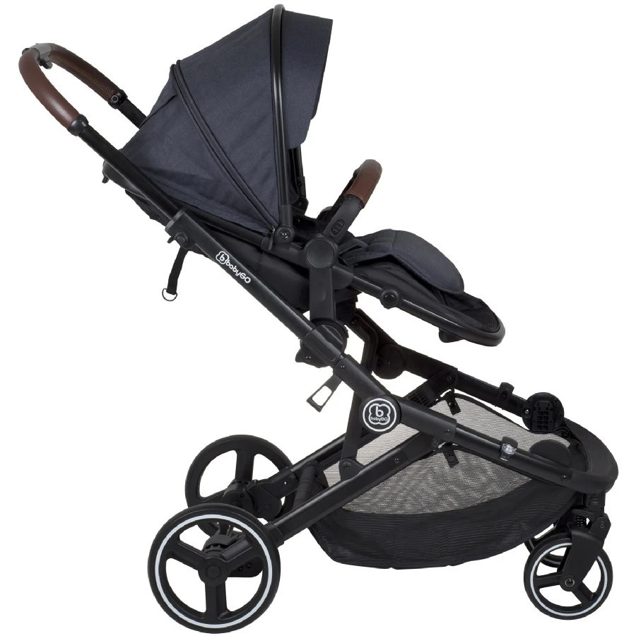 Babygo Twinner Grey Tandem Duowagen incl. 2 Autostoelen Babygo Twinner Grey Tandem Duowagen Incl. 2 Autostoelen -Winkel Voor Babyreisartikelen babygo twinner tandem duowagen 13 2 1
