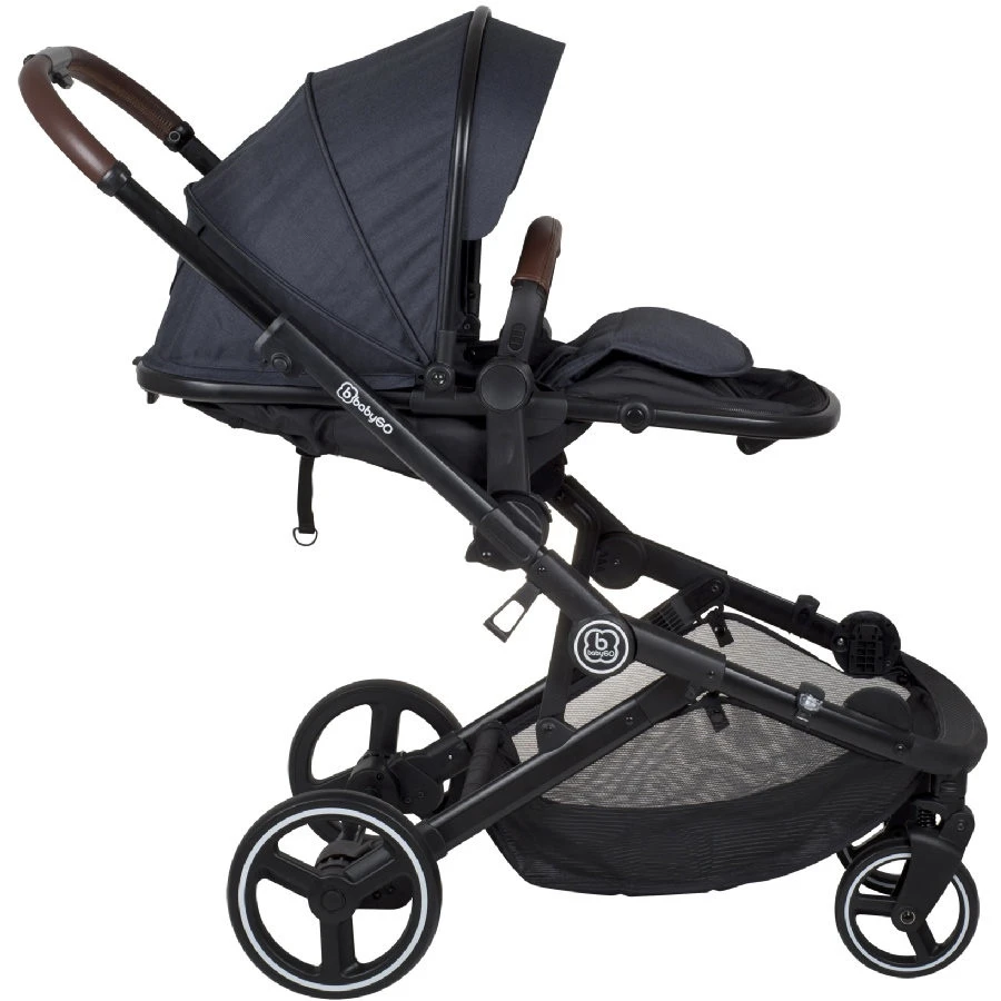 Babygo Twinner Grey Tandem Duowagen incl. 2 Autostoelen Babygo Twinner Grey Tandem Duowagen Incl. 2 Autostoelen -Winkel Voor Babyreisartikelen babygo twinner tandem duowagen 14 2 1