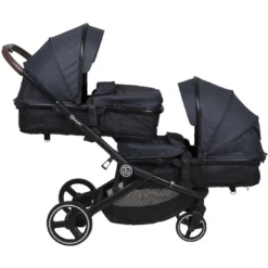 Babygo Twinner Blue Tandem Duowagen Incl. 2 Autostoelen -Winkel Voor Babyreisartikelen babygo twinner tandem duowagen 15 2