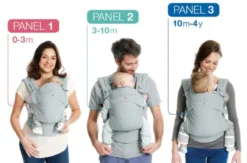 Babylonia Flexia Deep Grey Draagzak BDDFLEX1914 8 Babylonia Flexia Deep Grey Draagzak BDDFLEX1914 -Winkel Voor Babyreisartikelen babylonia flexia pine green draagzak 8 1