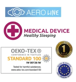 Babymatex AeroLine Oxi Kosmos 35x75 Cm Matrasbeschermer TB0404_03 -Winkel Voor Babyreisartikelen babymatex oxi drukverlagende matrastopper tb0211 324 327 331 7 7