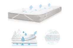 Babymatex AeroLine Oxi Proof 35x75 Cm Matrasbeschermer TB0325_01 -Winkel Voor Babyreisartikelen babymatex oxi proof 70x140 cm matrasbeschermer tb0330 01 2