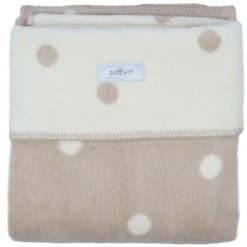 Zaffiro Ecru & Beige Gestipt 100 X 150 Cm Ledikantdeken 15267 -Winkel Voor Babyreisartikelen beigeecrustippendeken 4