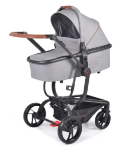 Cangaroo Ellada Grey 3-in-1 Combi Kinderwagen Incl. Autostoel -Winkel Voor Babyreisartikelen cangaroo ellada grey 3 in 1 kinderwagen incl. autostoel 3 1