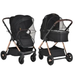 Cangaroo Empire Black 3-in-1 Kinderwagen Incl. Autostoel -Winkel Voor Babyreisartikelen cangaroo empire black 3 in 1 kinderwagen incl. autostoel 10