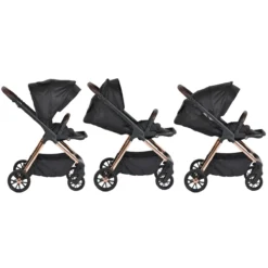 Cangaroo Empire Black 3-in-1 Kinderwagen Incl. Autostoel -Winkel Voor Babyreisartikelen cangaroo empire black 3 in 1 kinderwagen incl. autostoel 12