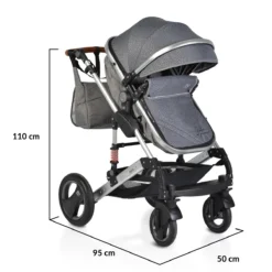 Cangaroo Gala Premium Panther 3-in-1 Combi Kinderwagen Incl. Autostoel 9 Cangaroo Gala Premium Panther 3-in-1 Combi Kinderwagen Incl. Autostoel -Winkel Voor Babyreisartikelen cangaroo gala premium panther 2