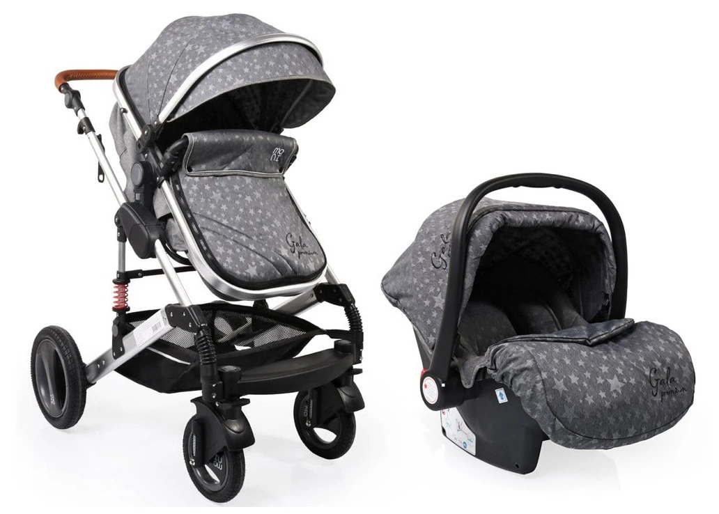 Cangaroo Gala Premium Stars 3-in-1 Combi Kinderwagen incl. Autostoel Cangaroo Gala Premium Stars 3-in-1 Combi Kinderwagen Incl. Autostoel -Winkel Voor Babyreisartikelen cangaroo gala premium stars kinderwagen 2