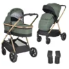 Cangaroo Hydra Green 2-in-1 Kinderwagen Incl. Adapter