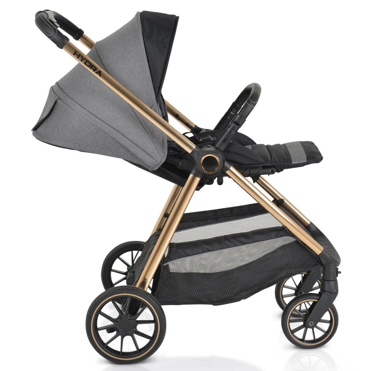Cangaroo Hydra Grey 2-in-1 Kinderwagen Incl. Adapter Cangaroo Hydra Grey 2-in-1 Kinderwagen Incl. Adapter -Winkel Voor Babyreisartikelen cangaroo hydra grey 2 in 1 kinderwagen incl. adapter 11