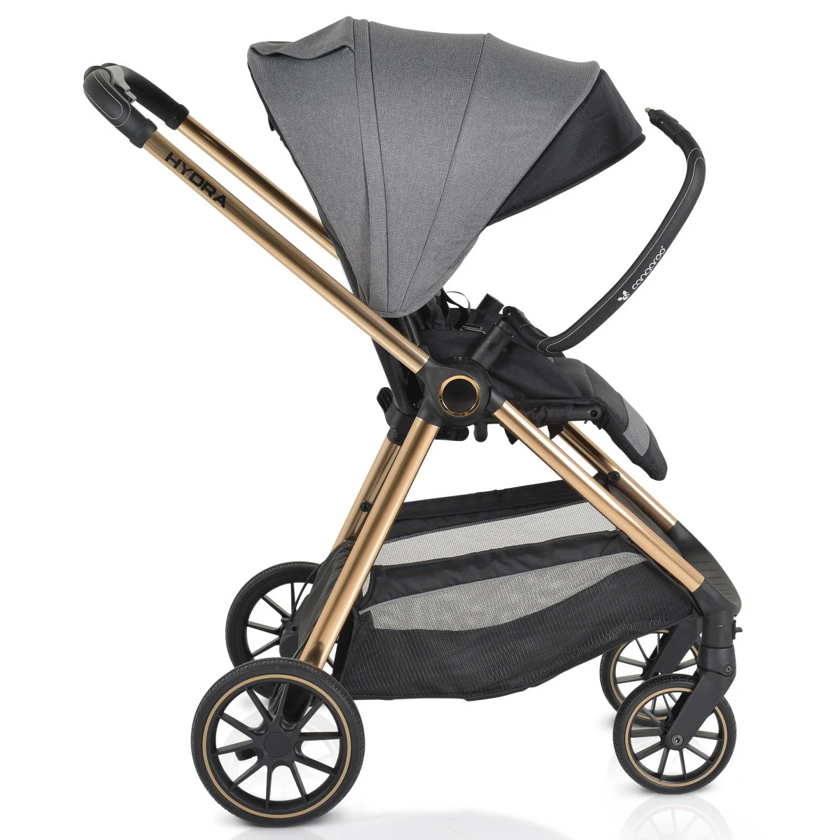 Cangaroo Hydra Grey 2-in-1 Kinderwagen Incl. Adapter Cangaroo Hydra Grey 2-in-1 Kinderwagen Incl. Adapter -Winkel Voor Babyreisartikelen cangaroo hydra grey 2 in 1 kinderwagen incl. adapter 15