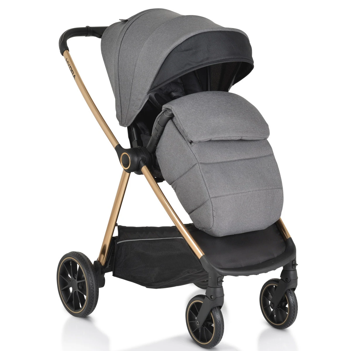 Cangaroo Hydra Grey 2-in-1 Kinderwagen Incl. Adapter Cangaroo Hydra Grey 2-in-1 Kinderwagen Incl. Adapter -Winkel Voor Babyreisartikelen cangaroo hydra grey 2 in 1 kinderwagen incl. adapter 18