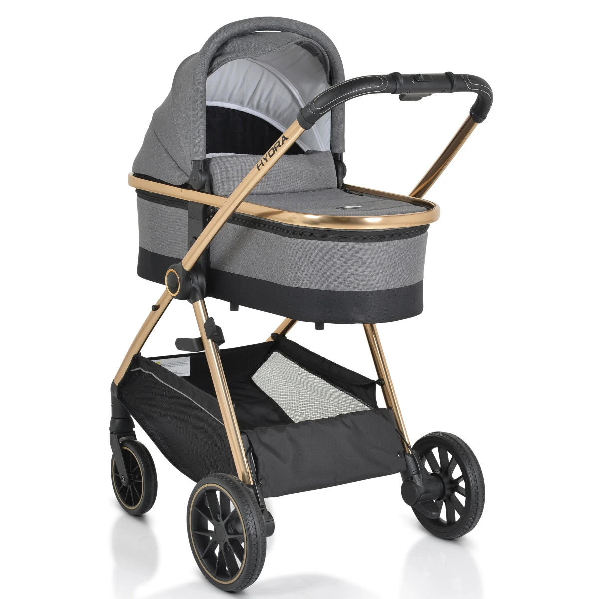 Cangaroo Hydra Grey 2-in-1 Kinderwagen Incl. Adapter Cangaroo Hydra Grey 2-in-1 Kinderwagen Incl. Adapter -Winkel Voor Babyreisartikelen cangaroo hydra grey 2 in 1 kinderwagen incl. adapter 2