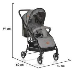 Cangaroo London Grey Wandelwagen 5581 11 Cangaroo London Grey Wandelwagen 5581 -Winkel Voor Babyreisartikelen cangaroo london grey wandelwagen 5581 12