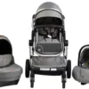 Cangaroo Polly Grey 3-in-1 Combi Kinderwagen Incl. Autostoel